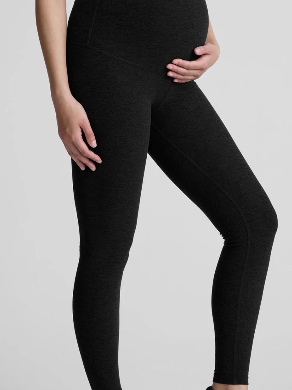 Beyond Yoga Beyond the Bump Seamless Black Leggings M (bonus shorts)